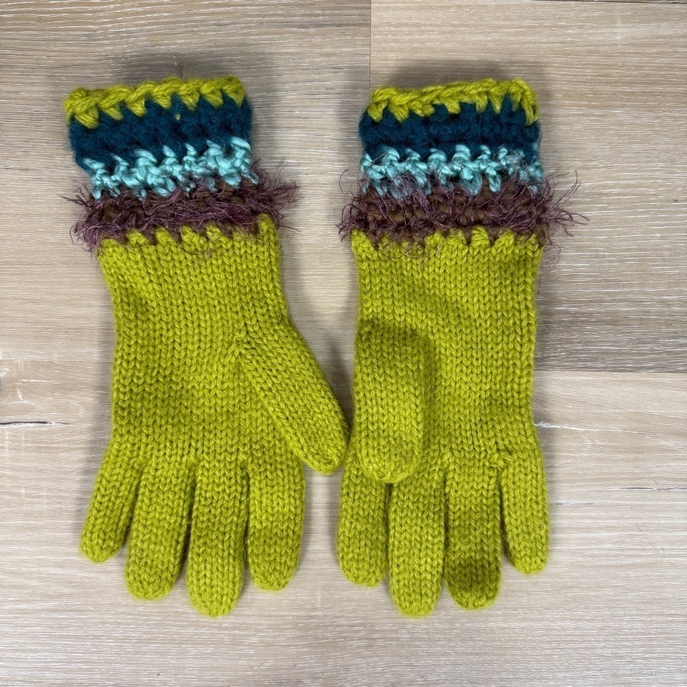 Colorful Knit Gloves
